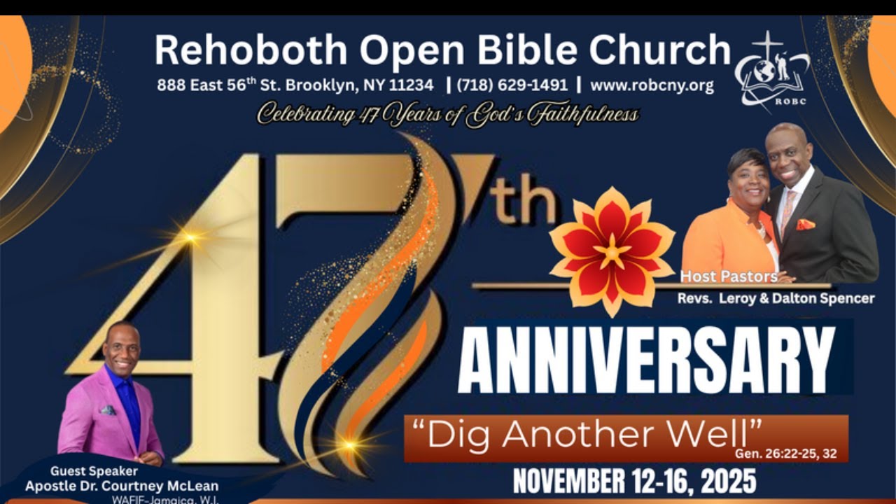 ROBC 47th Anniversary Service| November 16, 2025