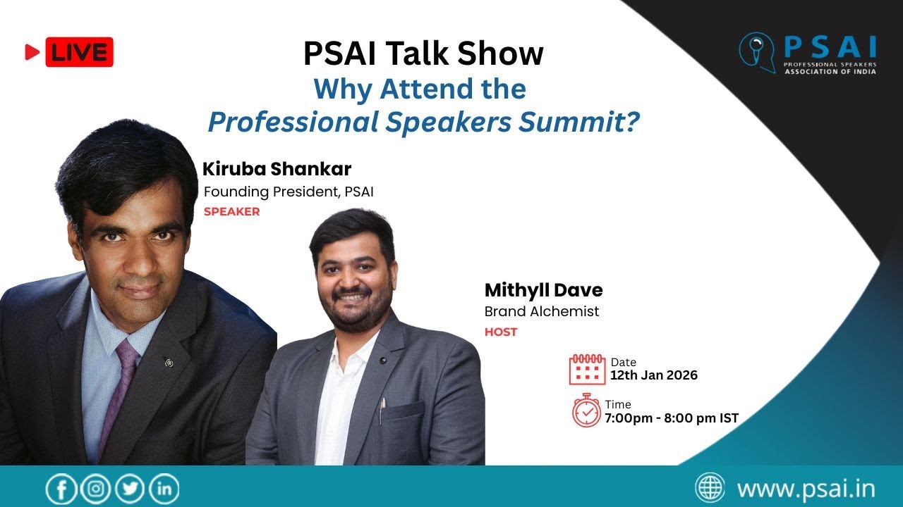 PSAI Talk Show with Kiruba Shankar - S05 E05