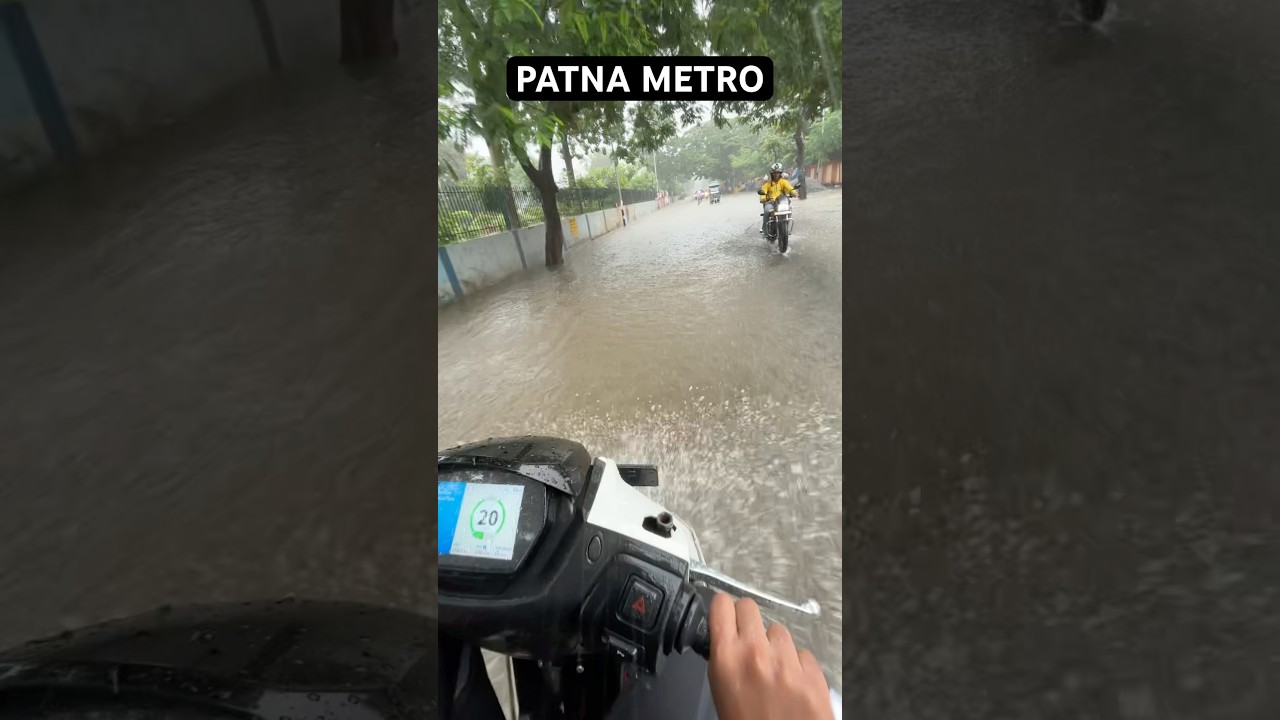 PATNA ROAD CONDITION IN JUST 6 HOUR OF RAIN🤬🤬#patna #bihar
