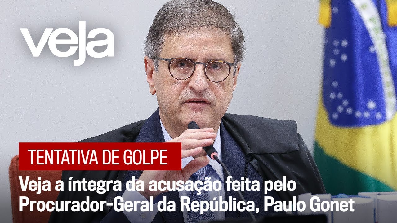 Veja a íntegra da acusação feita pelo Procurador-Geral da República, Paulo Gonet