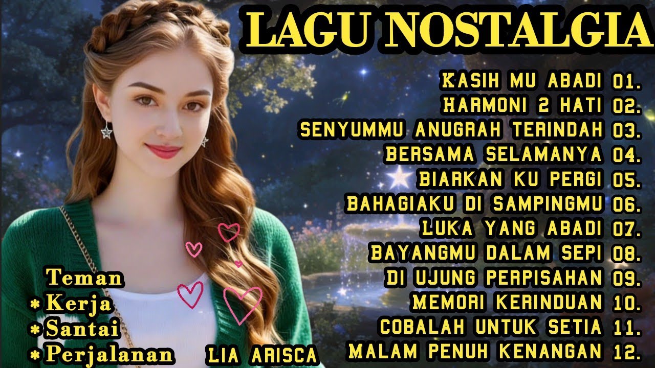 LAGU NOSTALGIA VIRAL/TEMBANG KENANGAN TERPOPULER SEPANJANG MASA TEMAN KERJA SANTAI PERJALANAN 