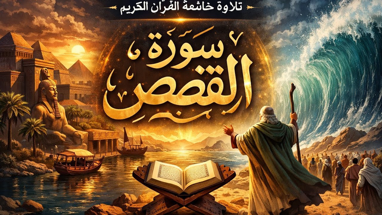 سورة القصص كامله بصوت القارئ الشيخ ماهر المعيقلي (قصه سيدنا موسى عليه افضل الصلاه والسلام) 🤍