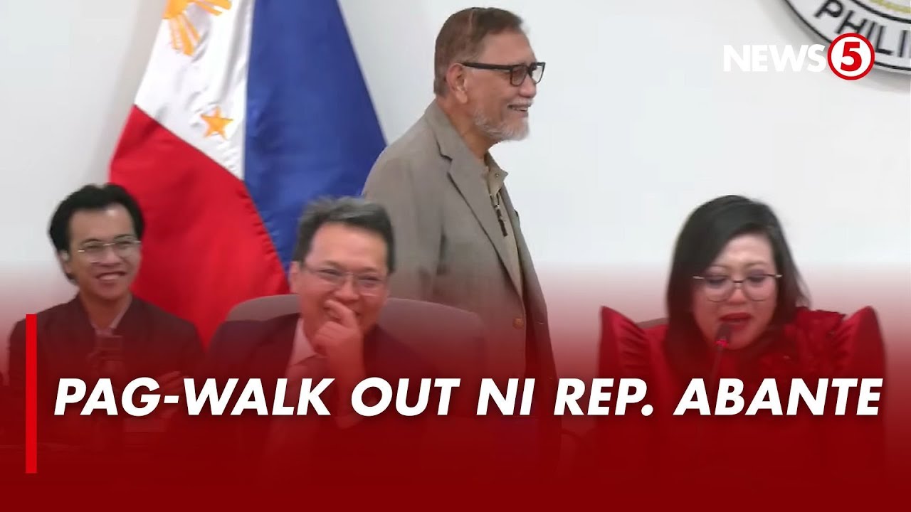 Rep. Abante, nag-walk out sa deliberasyon ng impeachment complaints vs. PBBM