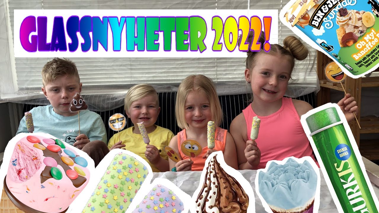 Glassnyheter 2022 - vi testar! 🍦❄️🥒😋🏆