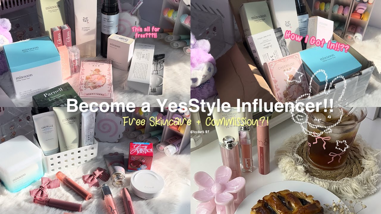 How to Become a YesStyle Influencer + Get Free Products & Commission!💗🧴 | Influencer Guide 2025✨