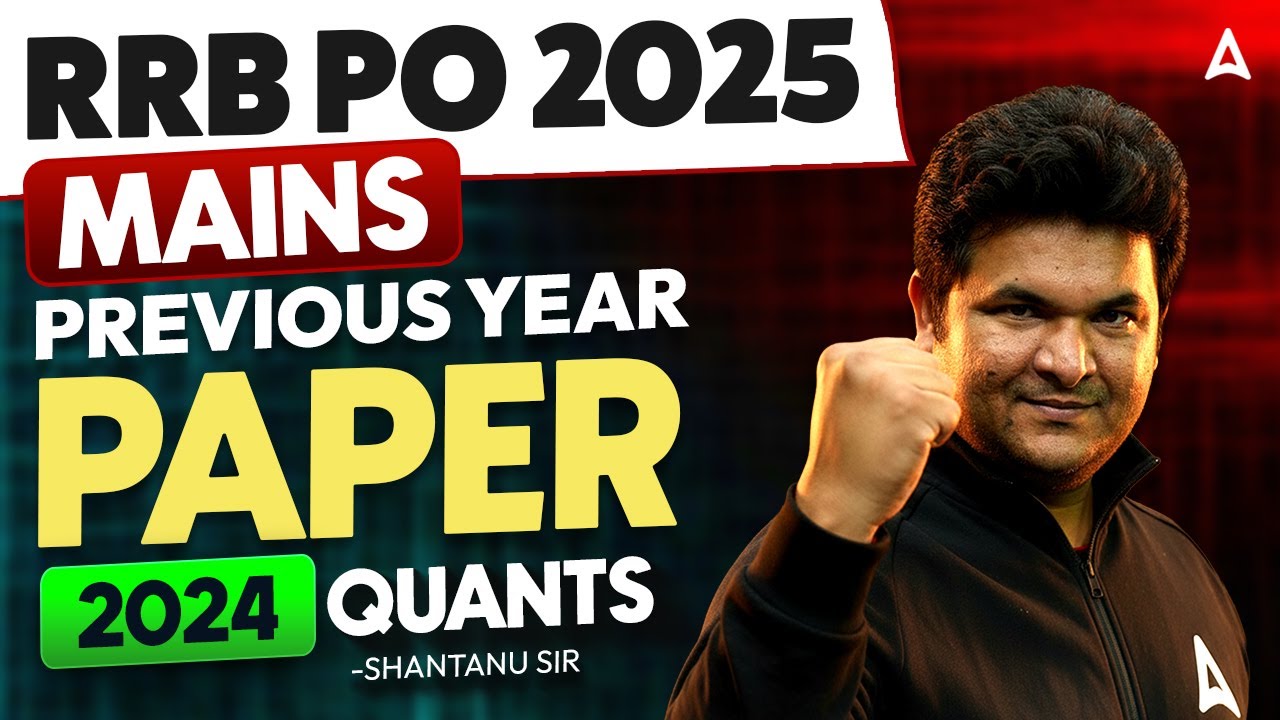 IBPS RRB PO Mains Quant 2025 | Class-1 | Complete RRB PO Mains Quant Previous Year Paper Practice