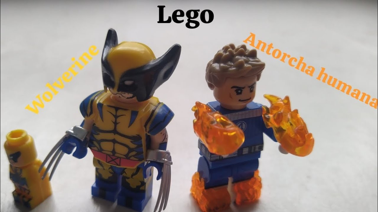 Unboxing a #legos de Wolverine y la antorcha humana botleeg #marvel #cuatrofantásticos #xmen 