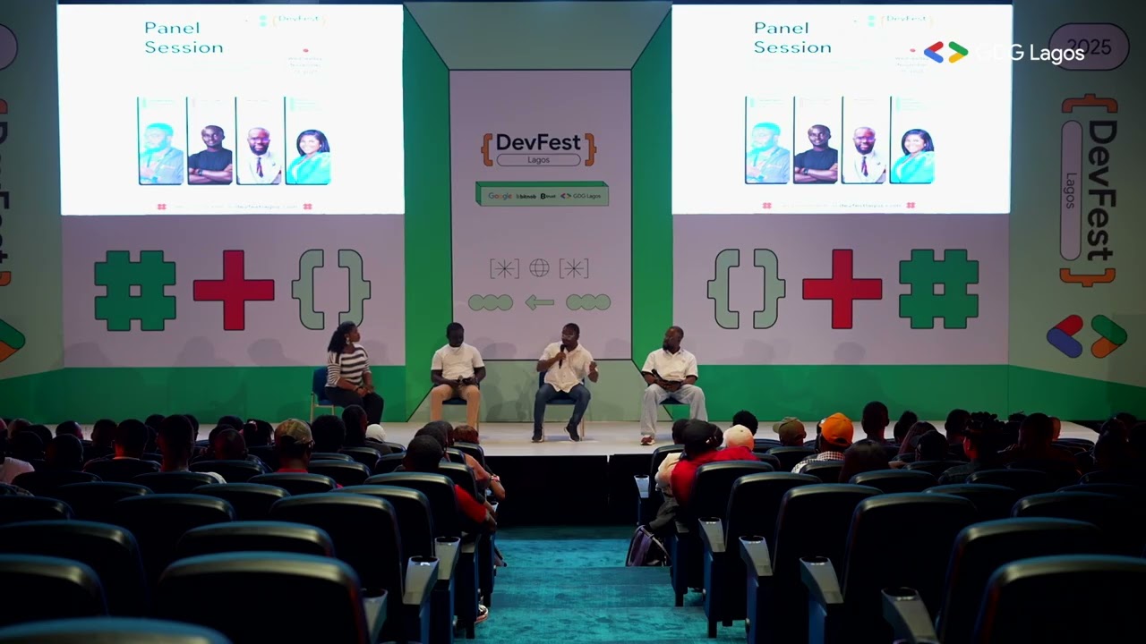 DevFest Lagos 2025 Panel: The Collaboration Equation: Where Product, Design, Docs, and AI Meet