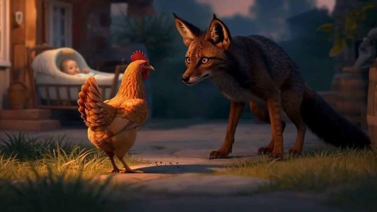 ''Golden chicken & Little baby''