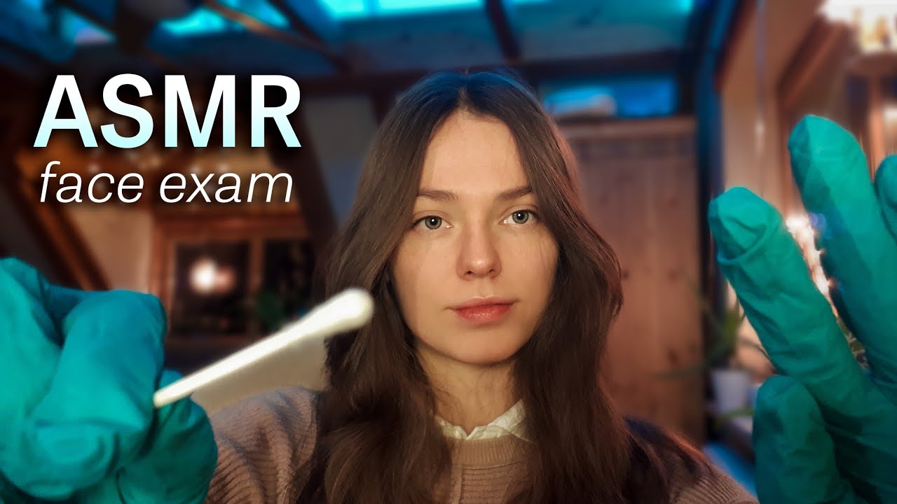 ASMR • Entspannende Gesichtsuntersuchung🤗 🧤  Face Exam Roleplay [German/Deutsch]