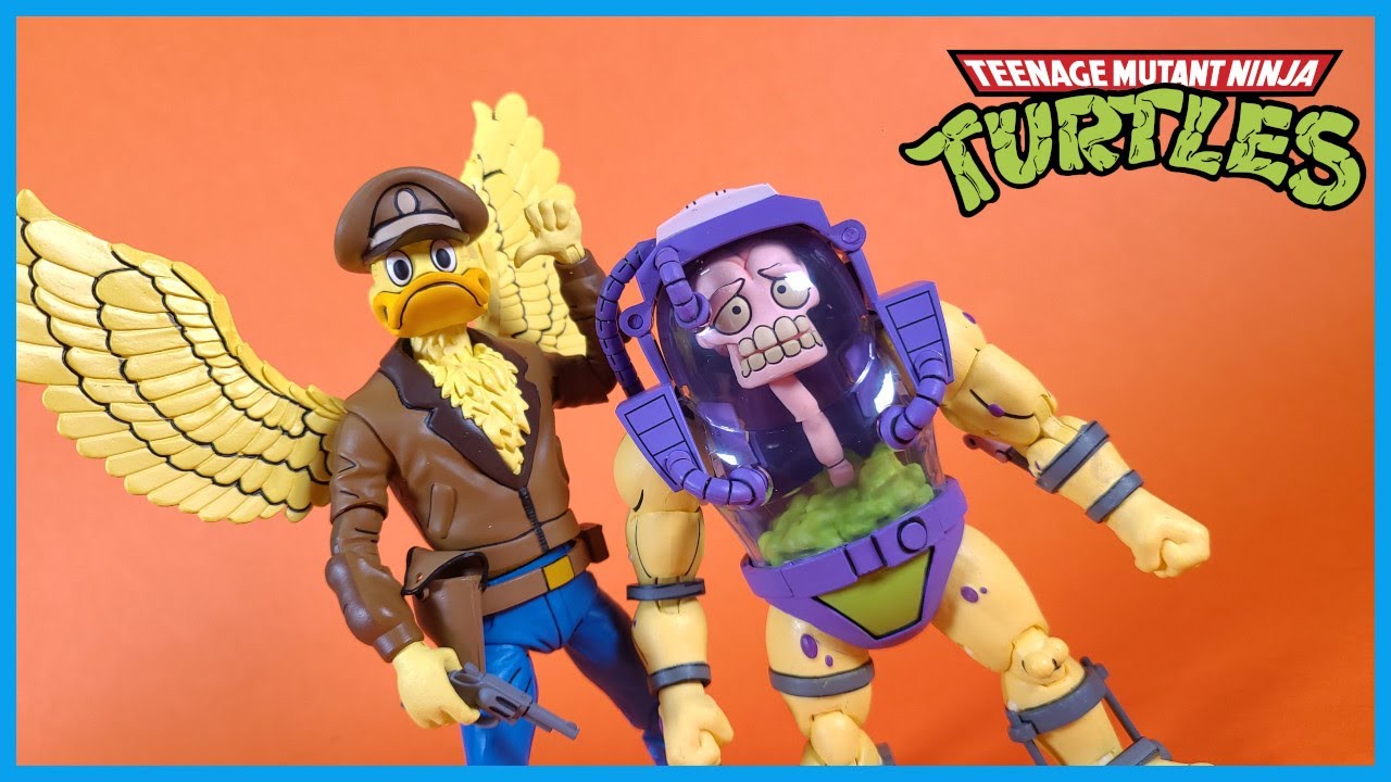 NECA Toys Teenage Mutant Ninja Turtles ACE DUCK & MUTAGEN MAN 2 PACK Action Figure Review