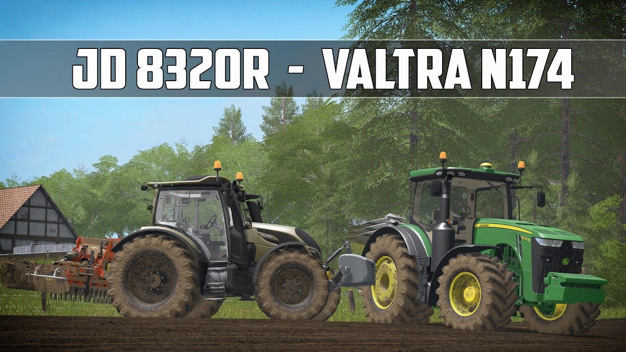 Farming Simulator 17 | John Deere 8320R + ERMO Trivomere | Valtra N-174 + EMY Elenfer SCP 400