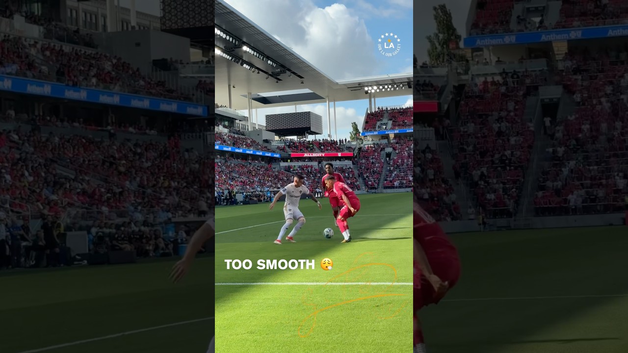 Gabriel Pec Jukes Defender in the Box 🤯 #lagalaxy #mls