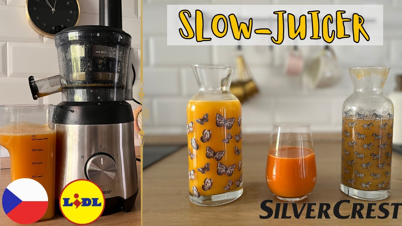 SLOW-JUICER SILVERCREST SSJ 300 SSJBK 300 B3 ČEŠTINA ČESKÁ REPUBLIKA LIDL