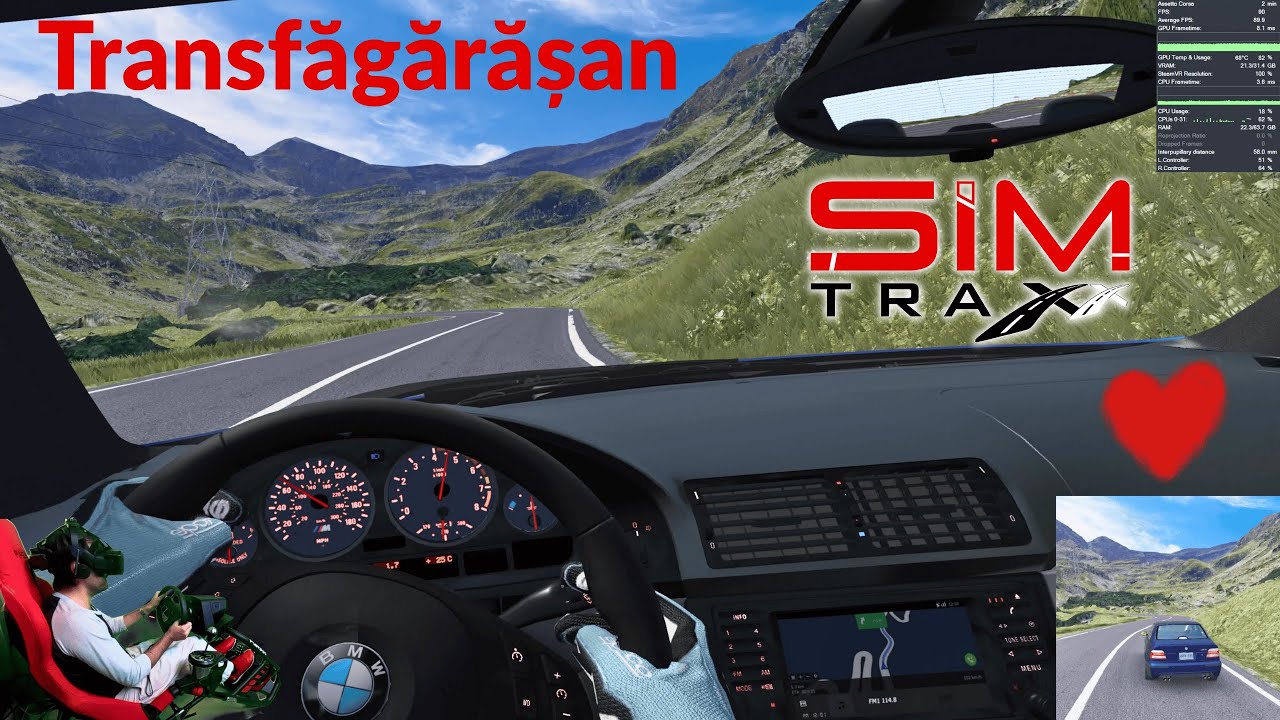 Assetto Corsa TRANSFAGARASAN by SIM TRAXX /\ Pimax Crystal Super /\ 57ppd Module