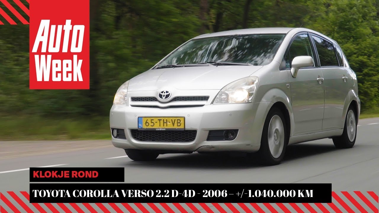 Toyota Corolla Verso 2.2 D-4D - 2006 – +/- 1 040 000 км - По часовой стрелке