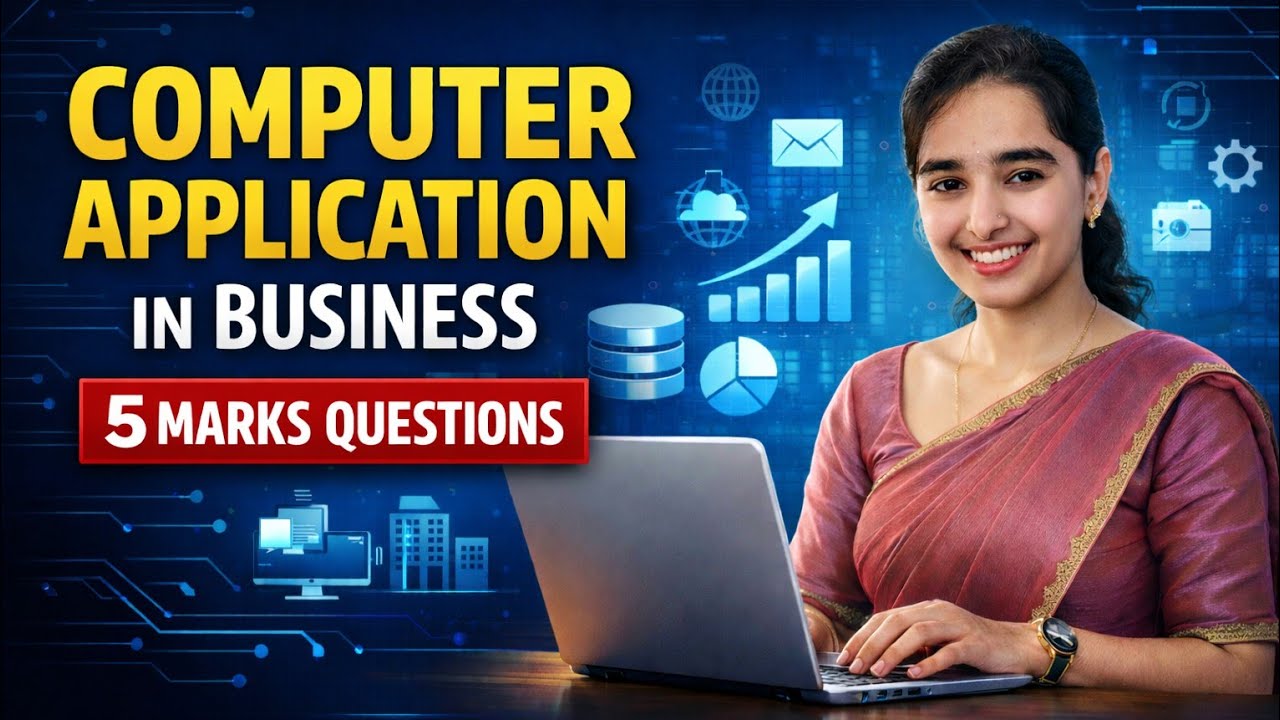 CAB most imp question with solution for 5 marks | BCOM 3 (part 1)