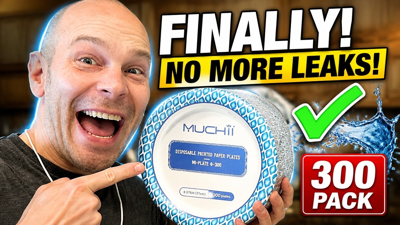 Finally, Disposable Plates That Don't Leak! MUCHII Review