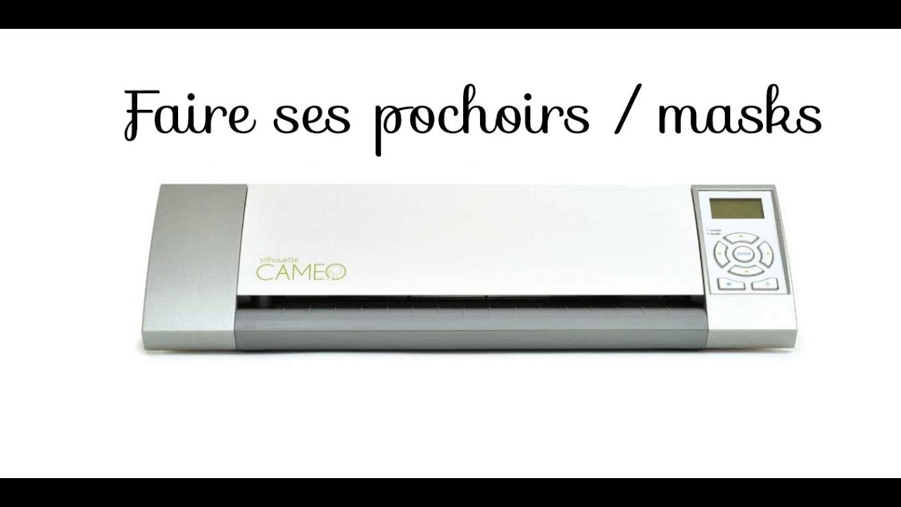 Silhouette (Cameo, Portrait) - FAIRE SES POCHOIRS MAISON (masks) home made stencils