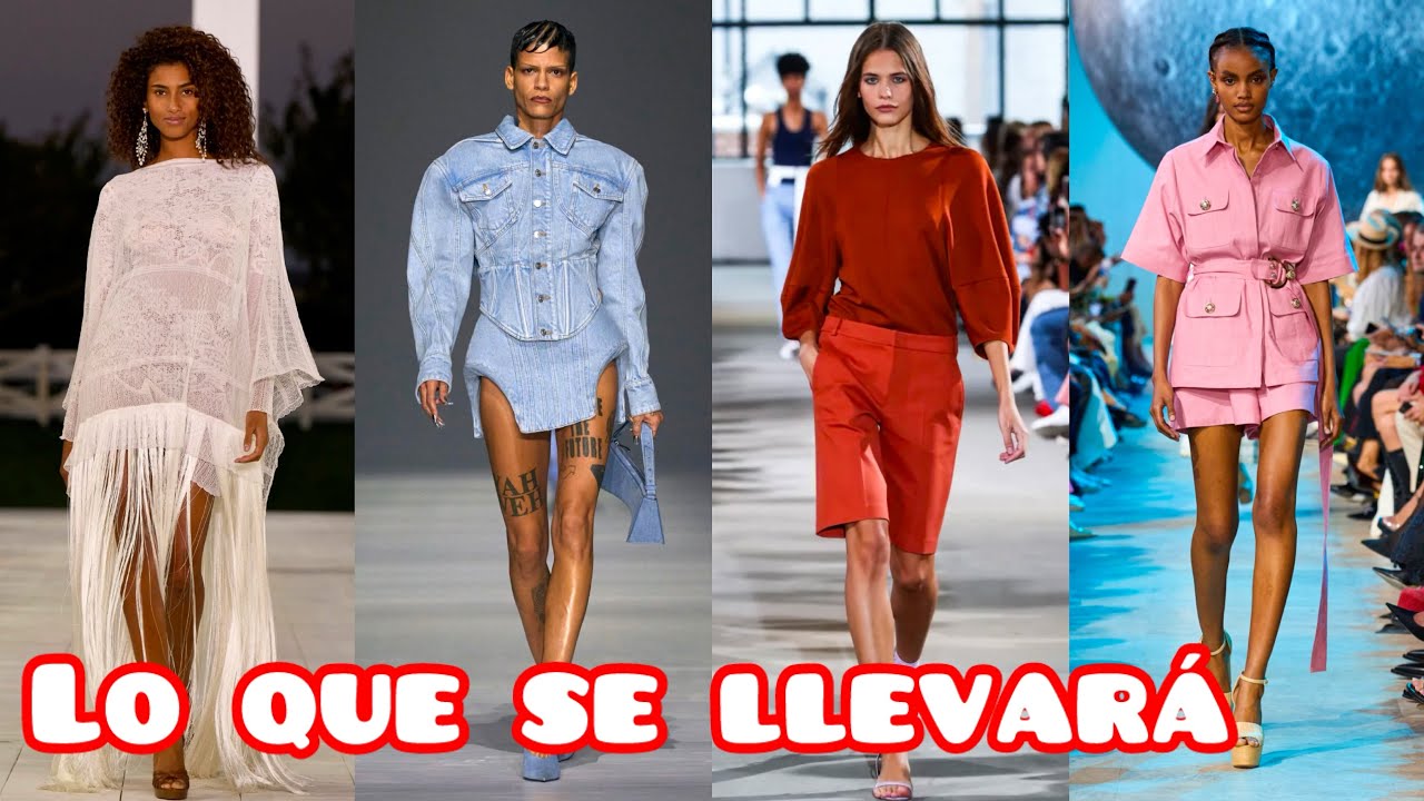 TENDENCIAS EN MODA PARA PRIMAVERA-VERANO DE 2025