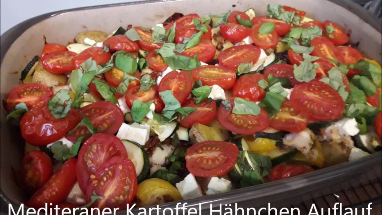 Mediterraner Kartoffel Hähnchen Auflauf mit Pampered Chef®