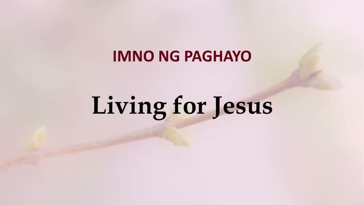 Living for Jesus | Lyrics
