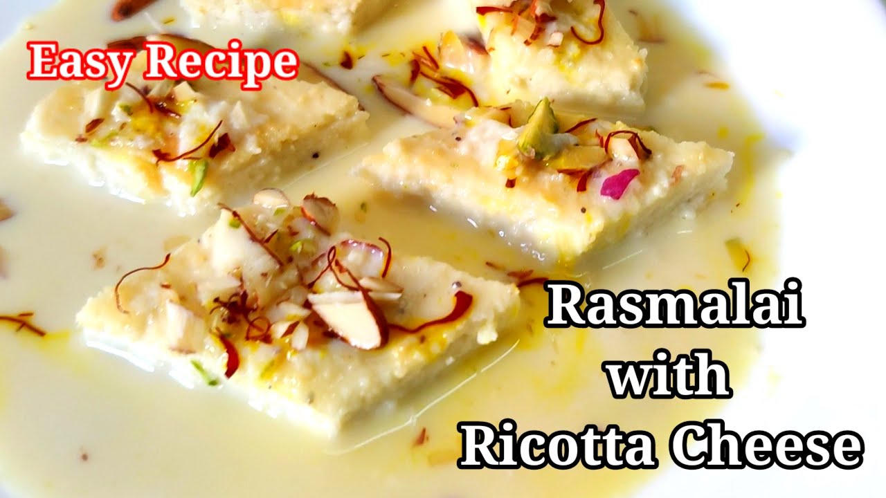 Fast and Easy Rasmalai with Ricotta Cheese Recipe