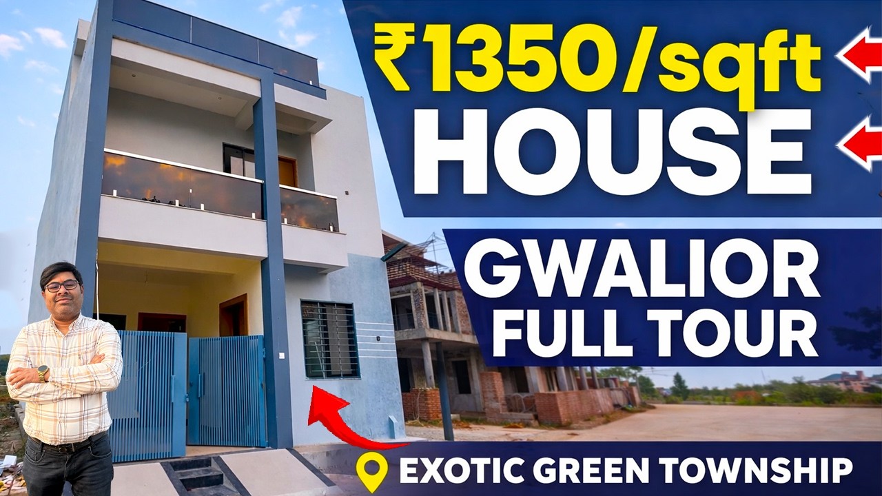 Newly Built Luxury House in Gwalior | Corner Plot Modern Home Tour!