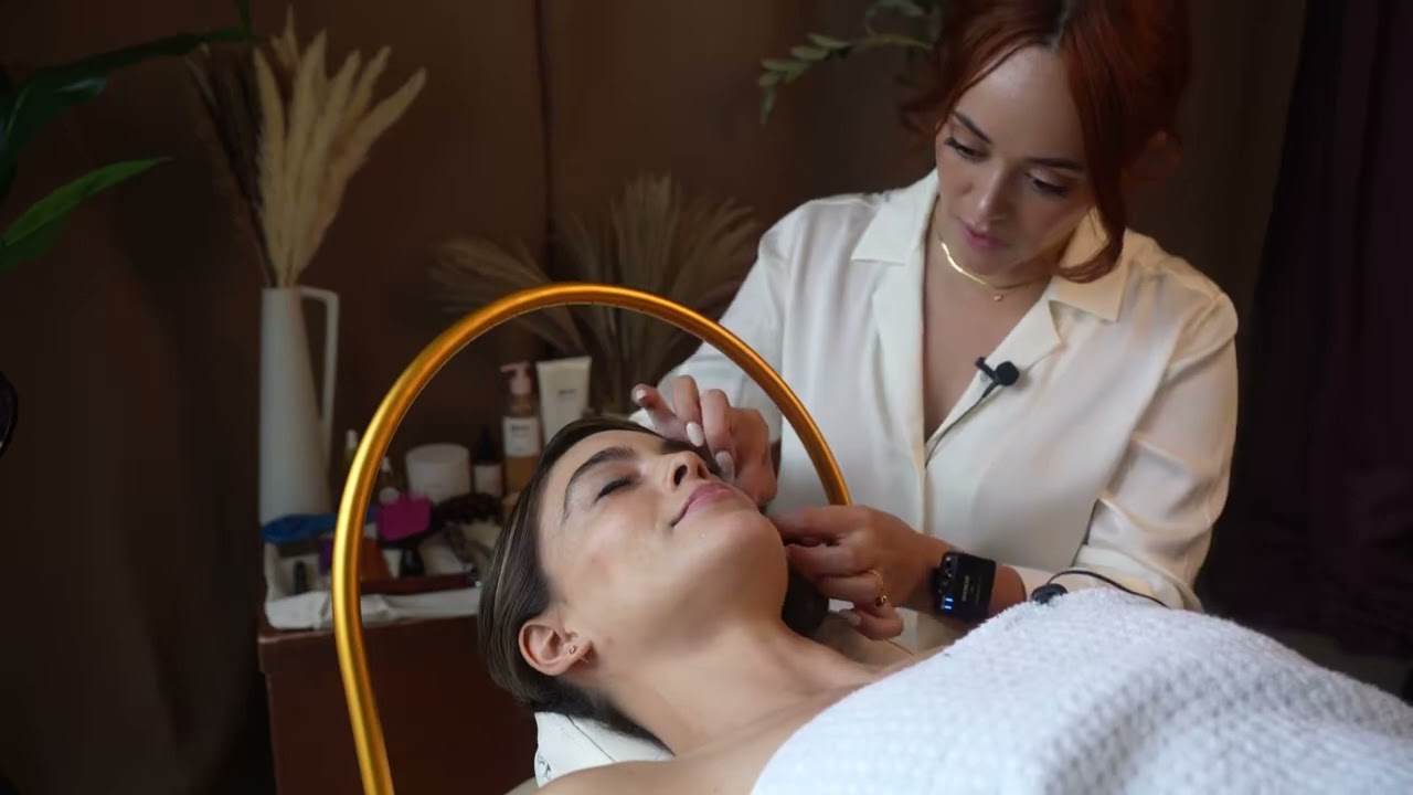 ASMR Scalp & Head Spa: Check, Oil Massage, Treatment, Wash & Rinse #asmr #relax