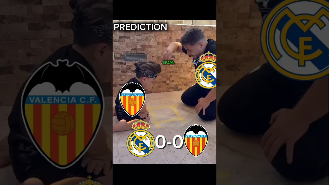 Real Madrid Vs Valencia Prediction 💯 #realmadrid #valencia #predictions #ucl #uefa #laliga