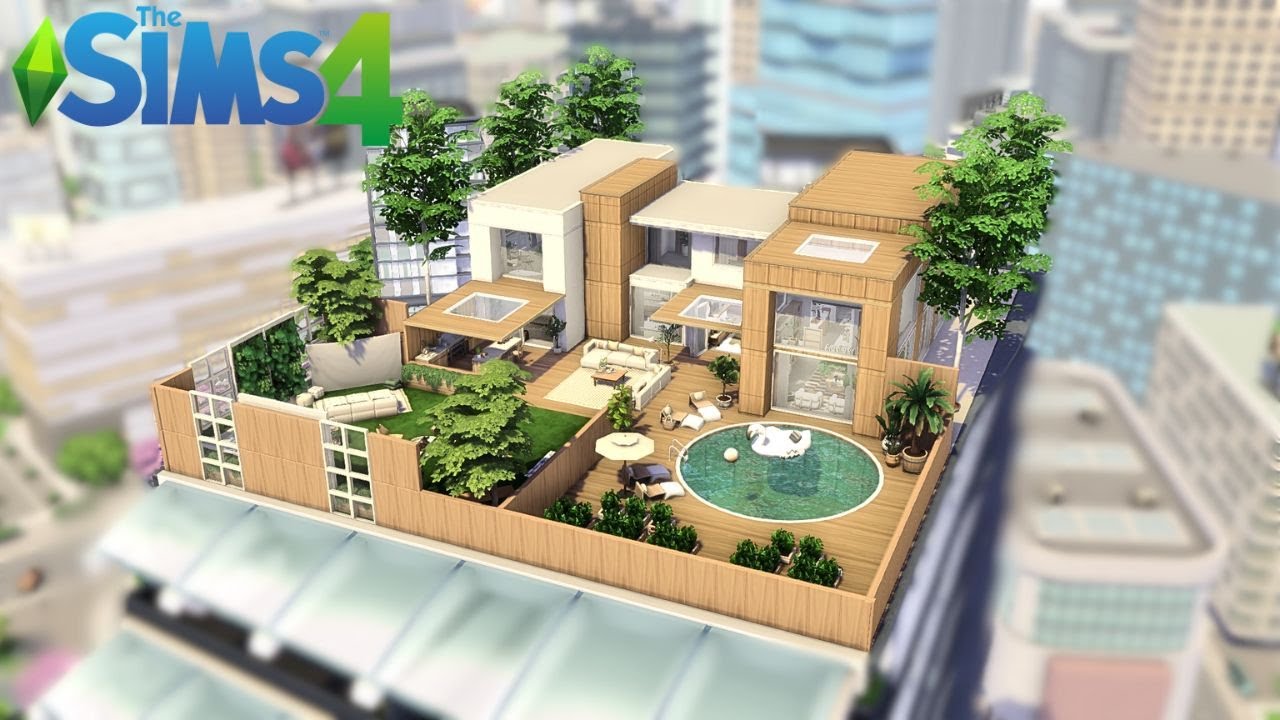 FAMOUS PHOTOGRAPHER'S PENTHOUSE 📷🪴The Sims 4 Stop Motion