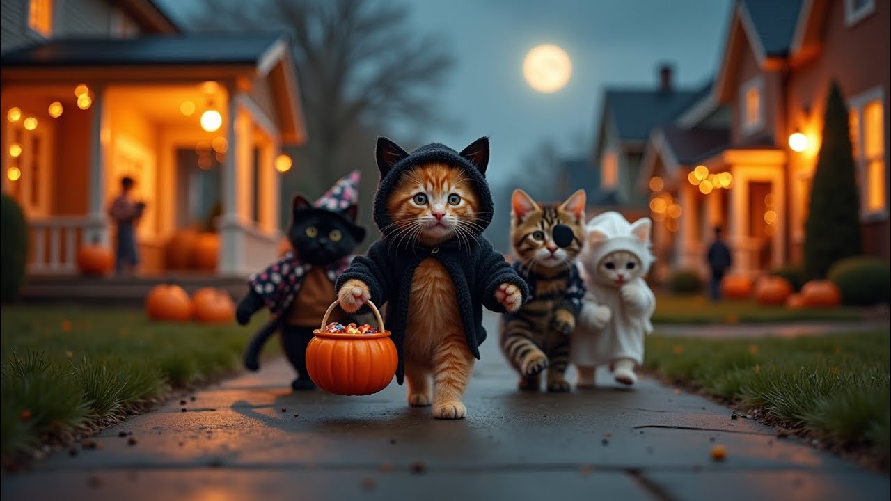Trick or Treating with the Cutest Gang in Town 🍬🎃👻🦇