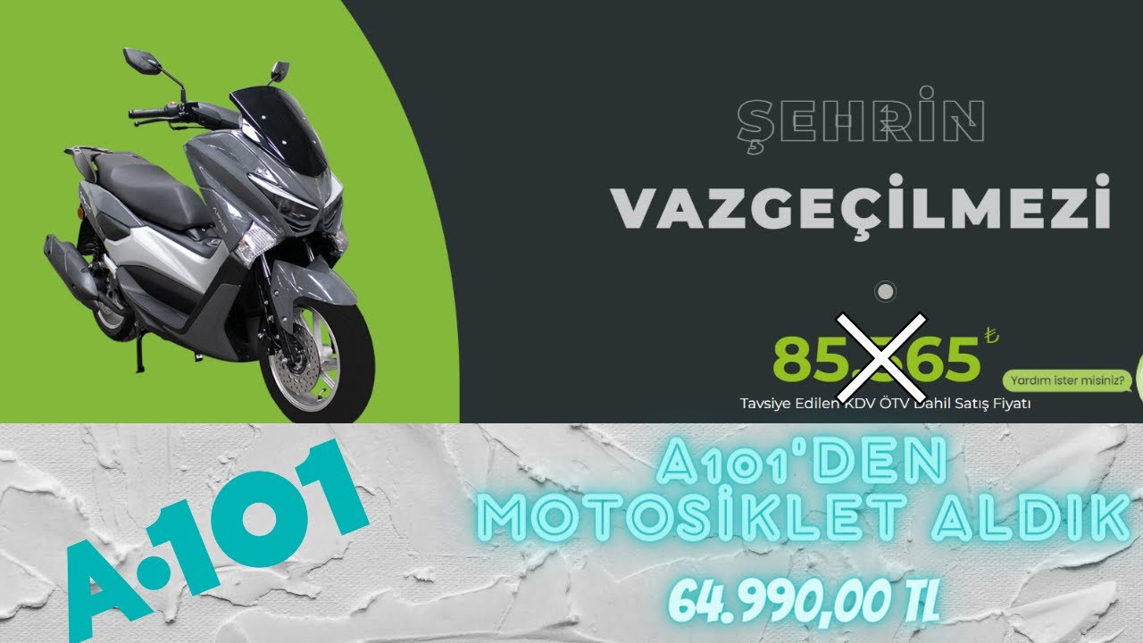 A101'DEN MOTOSİKLET ALDIK | APEC APX 5 | SOHBET TADINDA #12