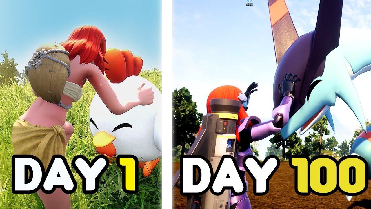 I Spent 100 Days in Palworld here's what happened...