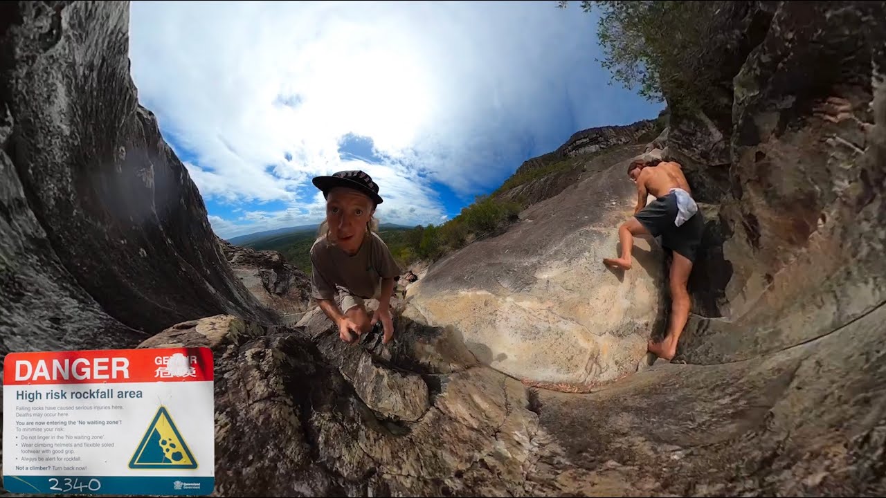Mount Beerwah, Queensland's Deadliest Climb&nbsp;Glass House Mountains [Sony A7siii & GoPro 360]