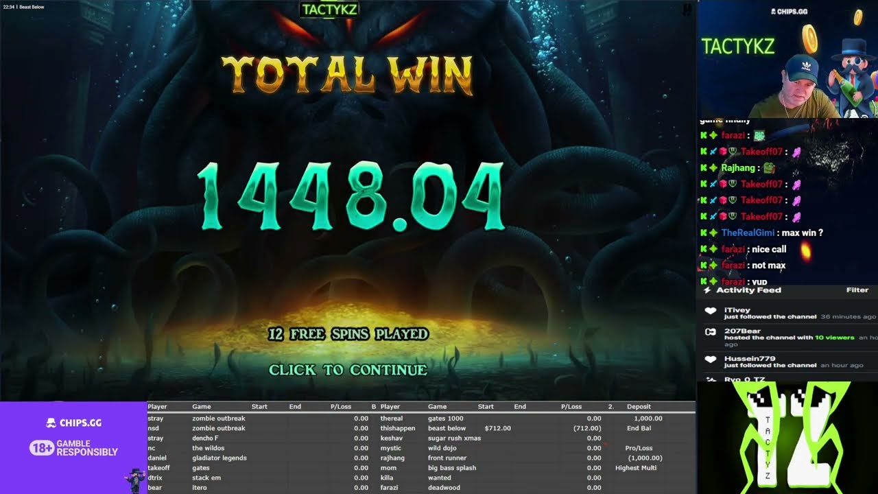 Beast Below Huge 3,620x Hit Booooom! Fullscreen Mermaids