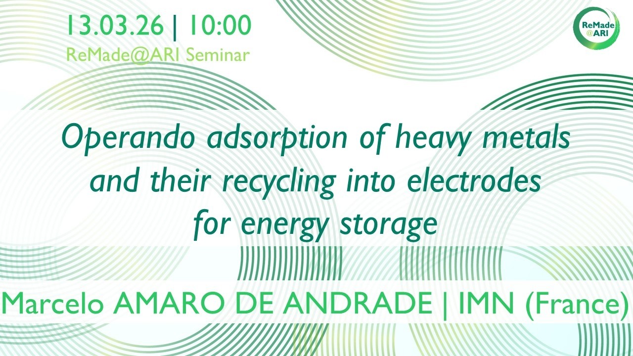 Operando adsorption of heavy metals and their recycling into electrodes for energy storage