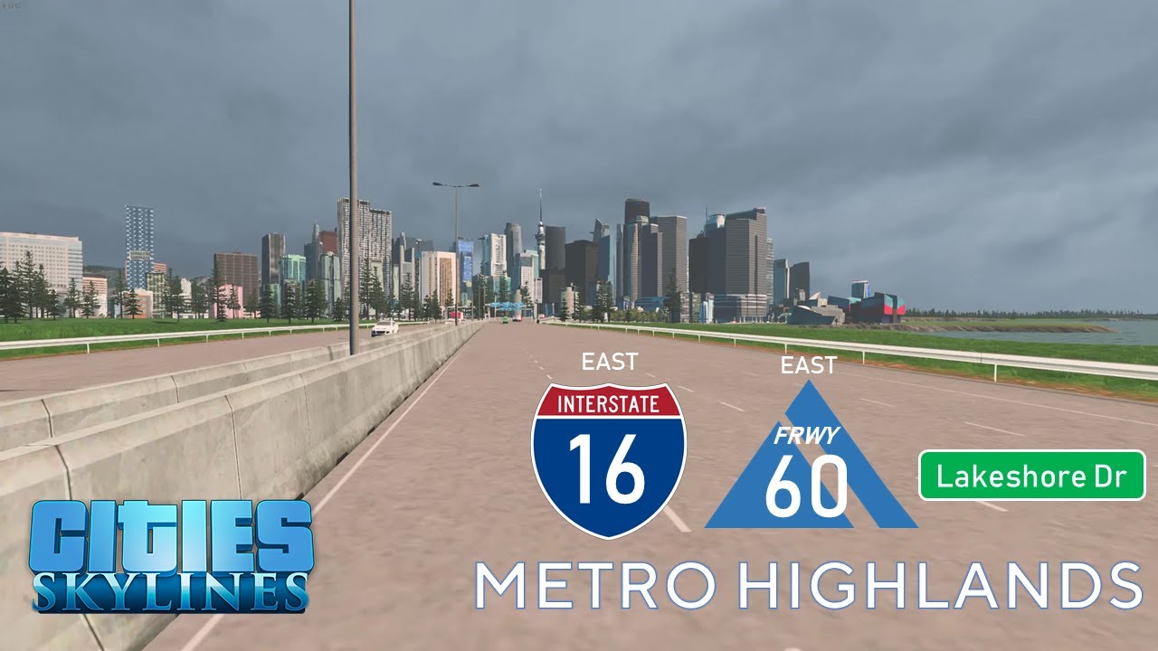 Cities: Skylines - First Person Drive - Tourist Arrival