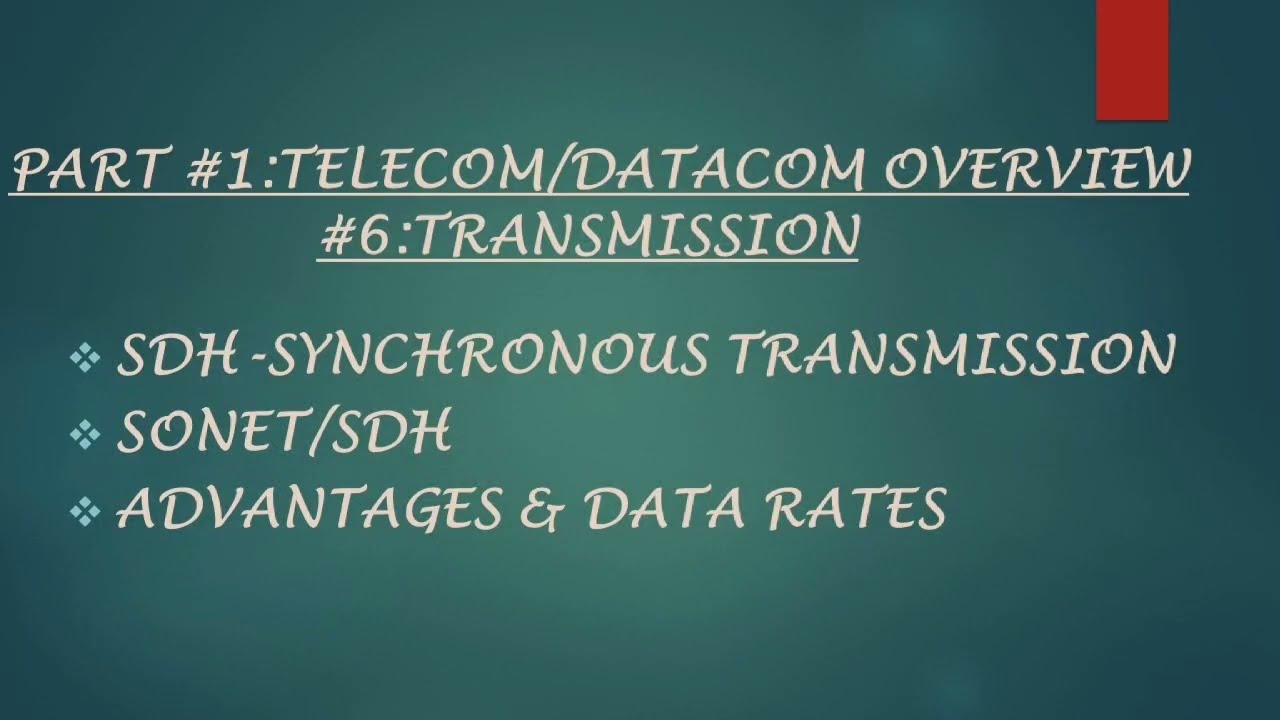 P1 :SDH TECHNOLOGY # SONET # DATA RATES
