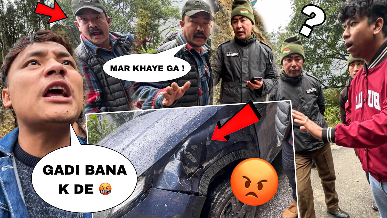 Drunk Truck Driver Nai Hamari Car Thok Di 🤬 Or Sikkim Police ko Ana Pada 🤬