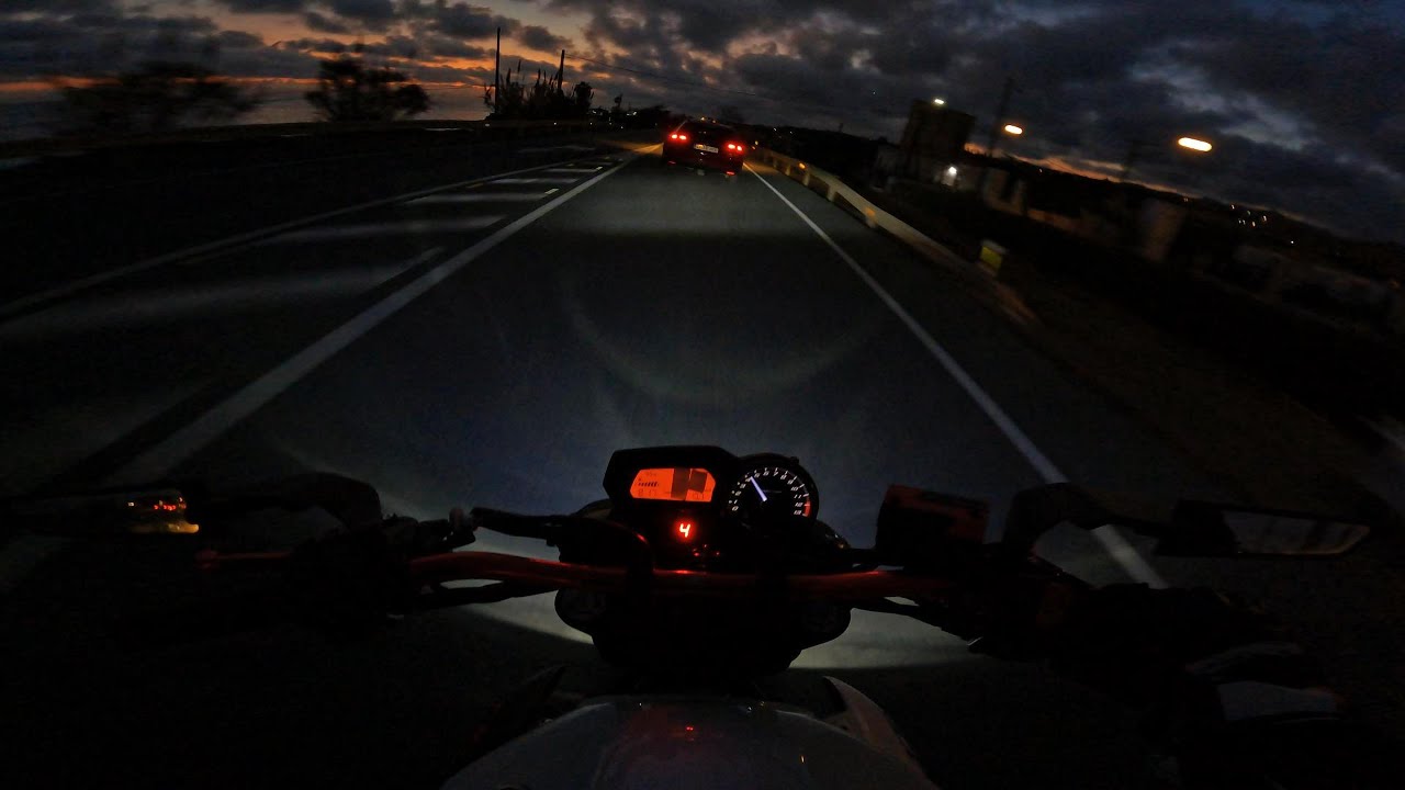 NIGHT WALK/ PURE SOUND YAMAHA XJ6+QUICKSHIFTER 【4K】