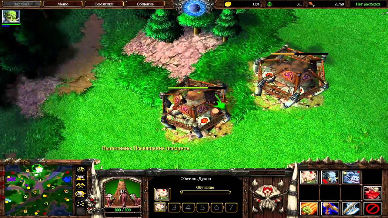 Клаccический Warcraft: 2 против 4