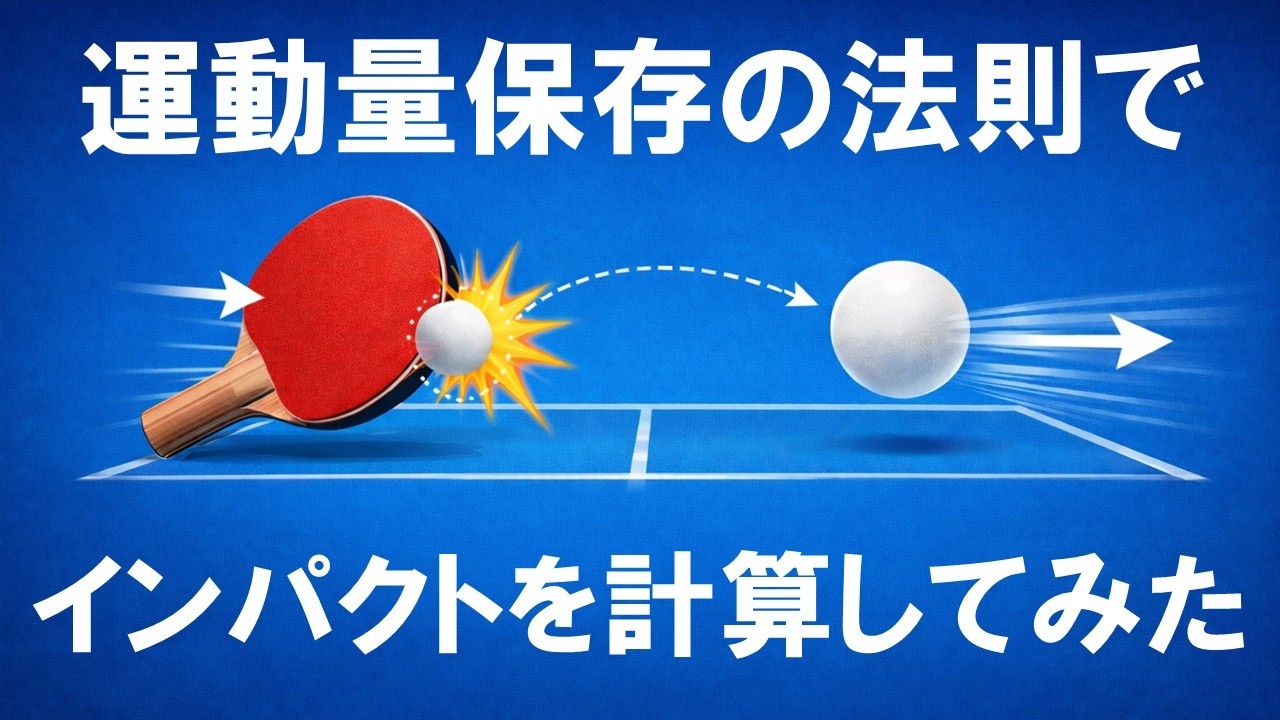 【物理】ラケットが重いほど打球にスピードが出るか