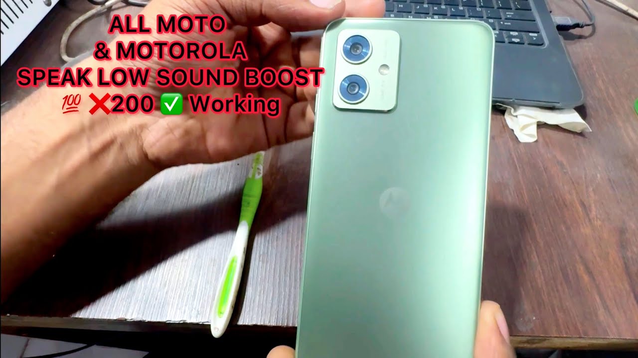 All Motorola Speaker boost Right way Moto g64 Moto g85 moto g96 | 💯% work in low speaker sound 