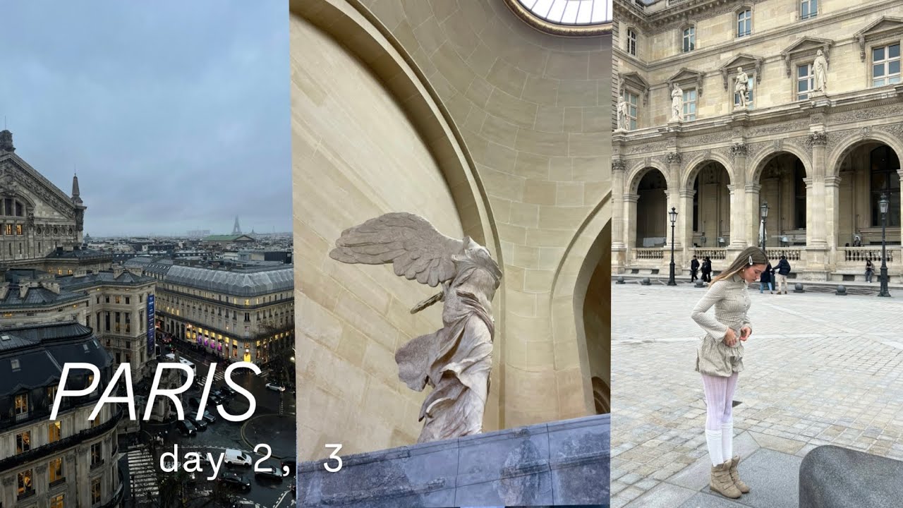PARIS #vlog 2 - louvre + arc du tromf + galerías lefayette