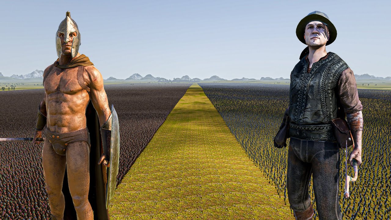 1 MILLION SPARTANS vs 500.000 ARCHERS - Ultimate Epic Battle Simulator 2 UEBS 2