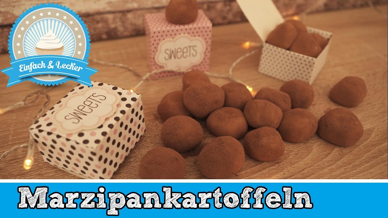 Marzipankartoffeln selber machen - schnelles Rezept 🥔