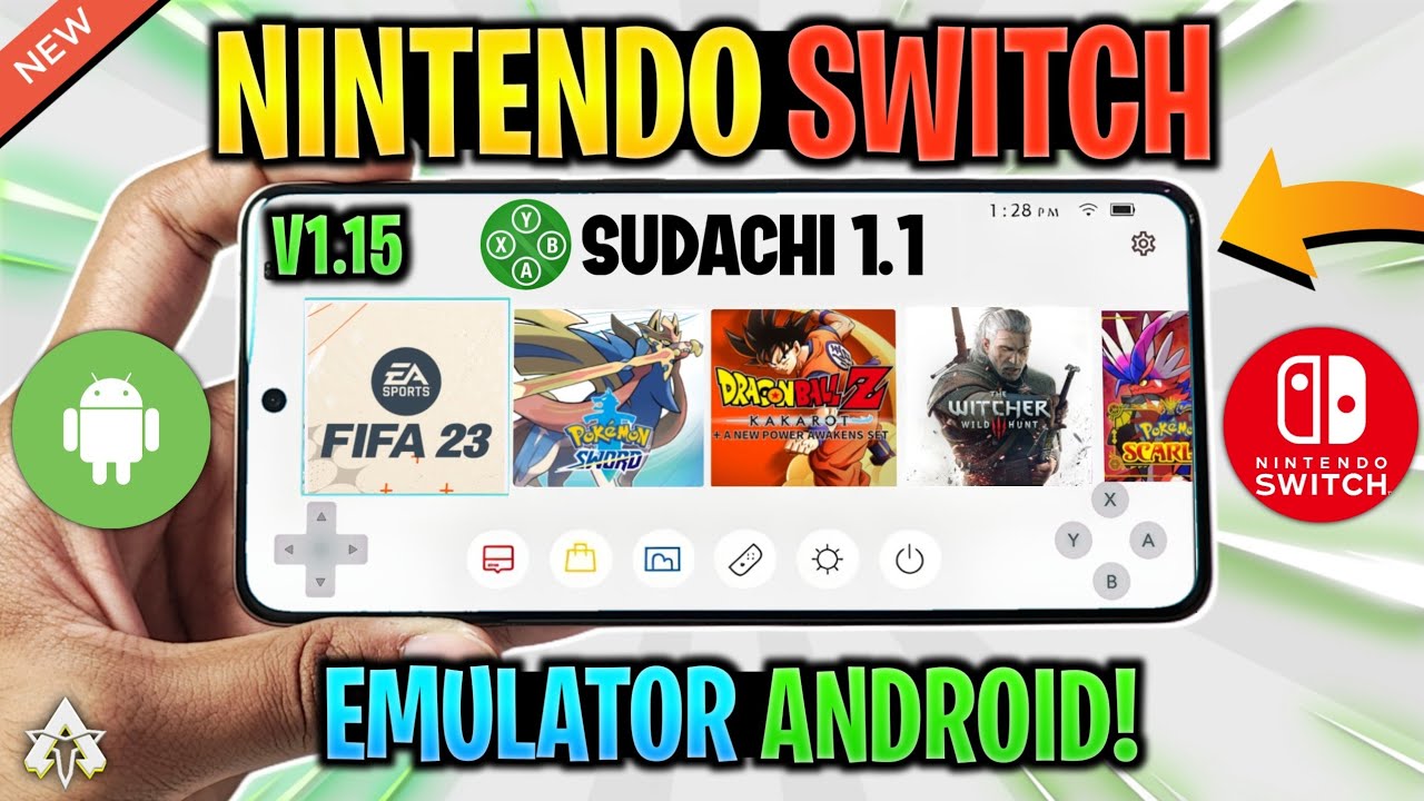 NEW 🔥 SUDACHI EMULATOR ANDROID V1.15 - SETUP/60FPS SETTINGS/GAMEPLAY | NINTENDO SWITCH EMULATOR