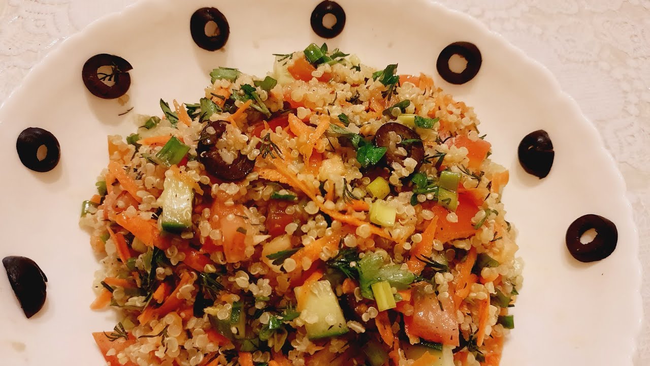 Քինուայով աղցան/ Սագախոտ  Kinuayov axcan Салат из Киноа