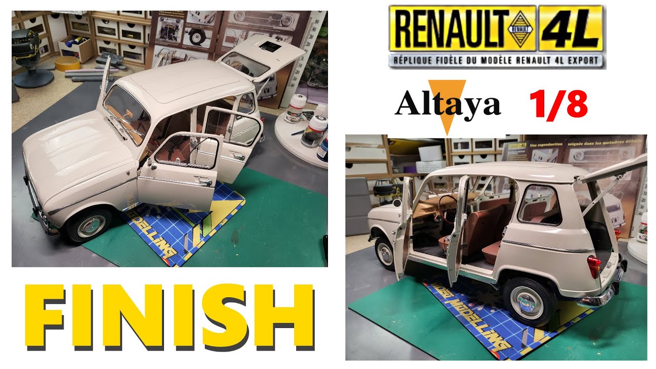 J ai terminé la Renault 4L d ' ALTAYA !!!